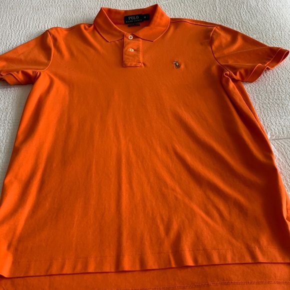 Polo Ralph Lauren in Pima soft touch, size Medium, Orange. - Picture 2 of 6